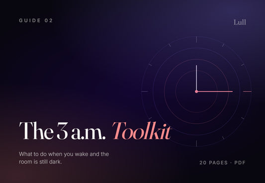 The 3 a.m. Toolkit — cover. A clock face with its hands at three.
